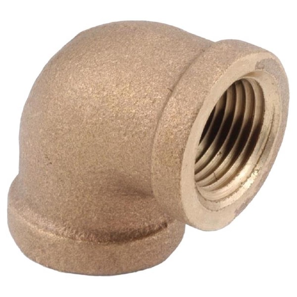 Anderson Metals 1/4 in. FIP in. X 1/4 in. D FIP Brass 90 Degree Elbow 738100-04AH - main